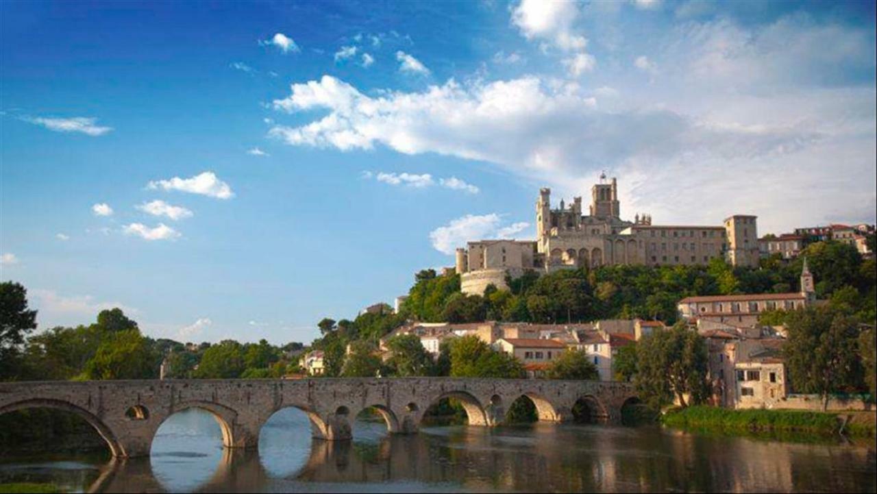 Beziers Studio Terrasse Exteriör bild