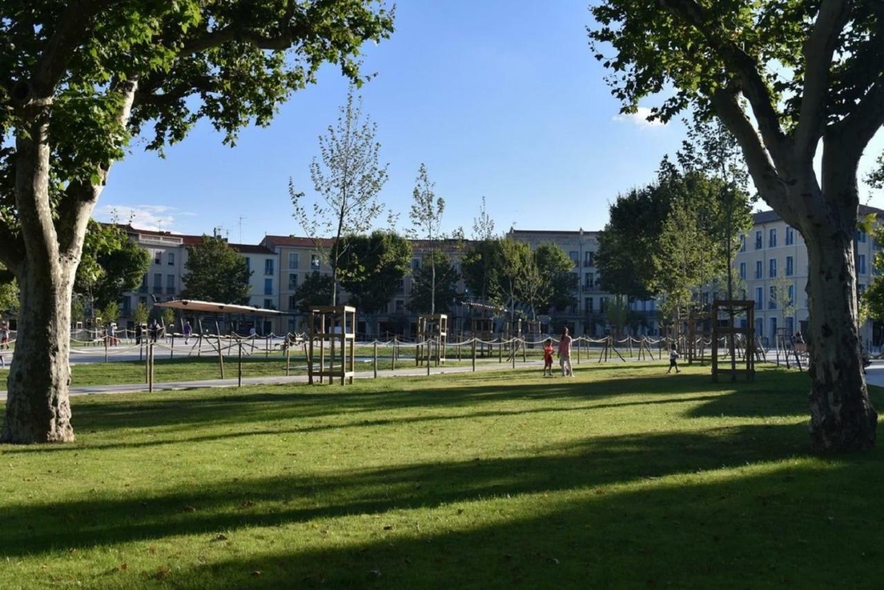 Beziers Studio Terrasse Exteriör bild
